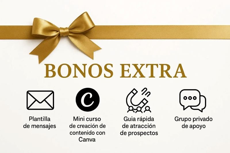 BONOS EXTRA DEL CURSO MI PRIMERA VENTA EN 7 DIAS DE FABIO SERNA