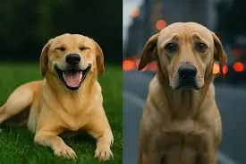 PERRO ESTRESADO VS PERRO REALAJADO